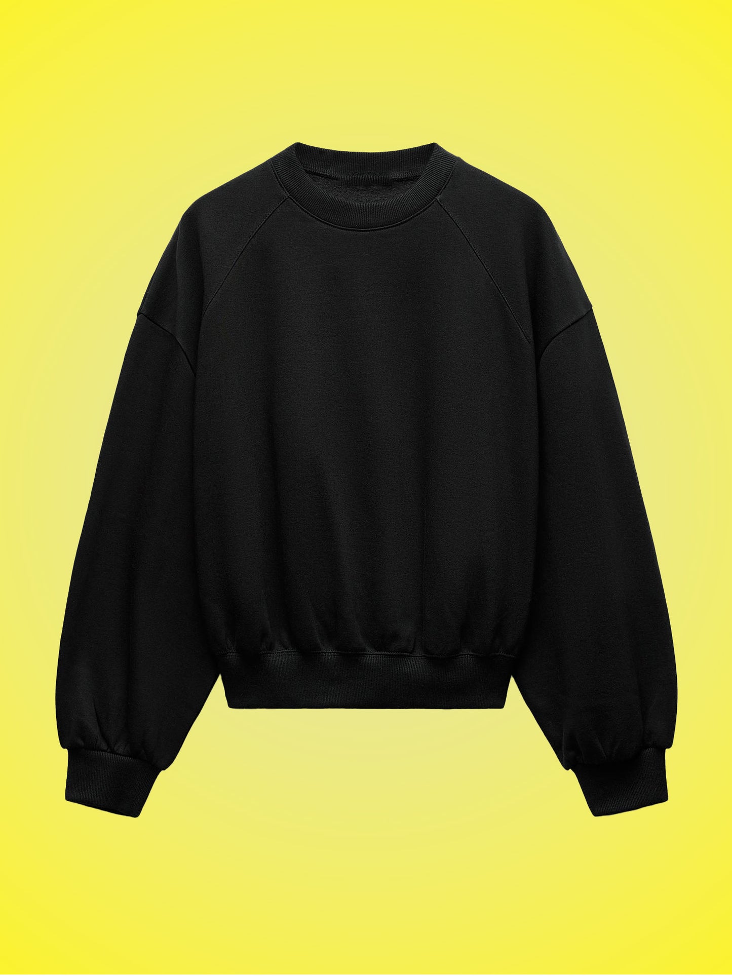 Unisex  Black Sweatshirt