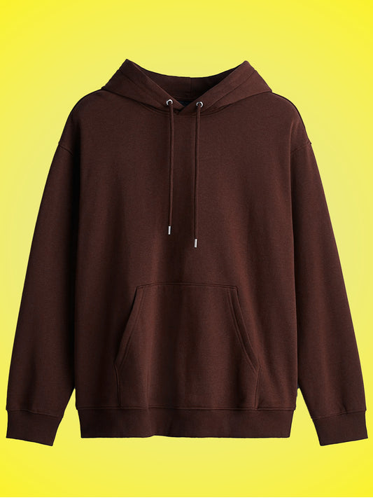 Unisex Loose Fit Coffee Hoodie