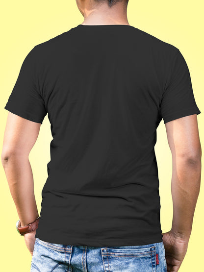 Fudgel Graphic Tee – Stylish Minimalist Print Black Unisex T-Shirt