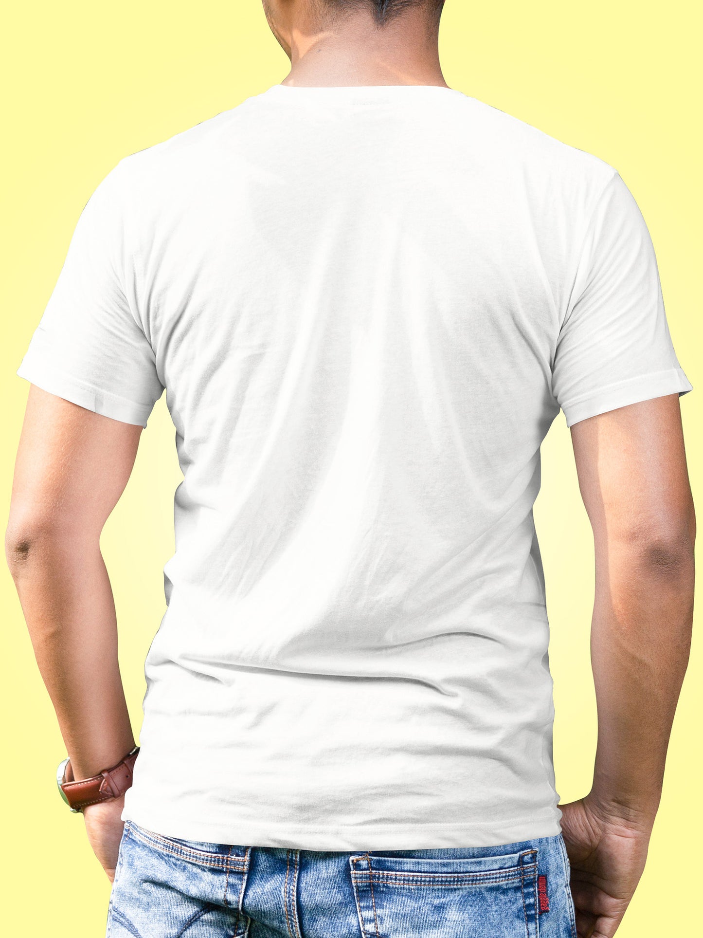 Hugger Mugger Graphic Tee – Stylish Minimalist Print White Unisex T-Shirt