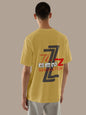 One-Shot Drop Gen Z Printed Black Oversized Unisex T-Shirt