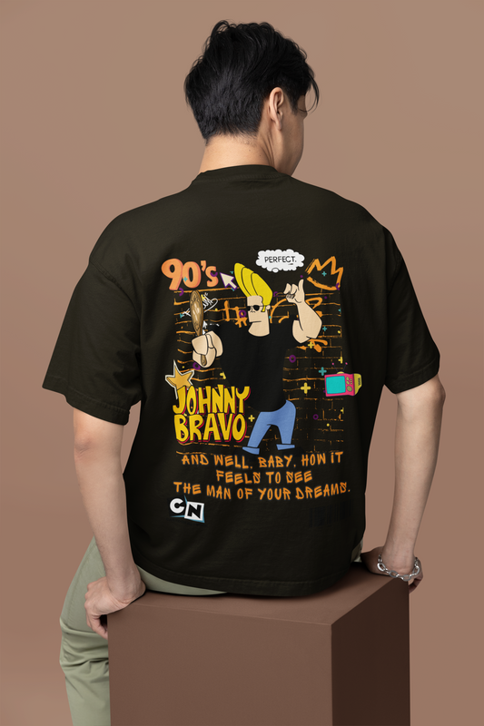 Johnny Bravo – Official Cartoon Network Elite Unisex Oversized Tee