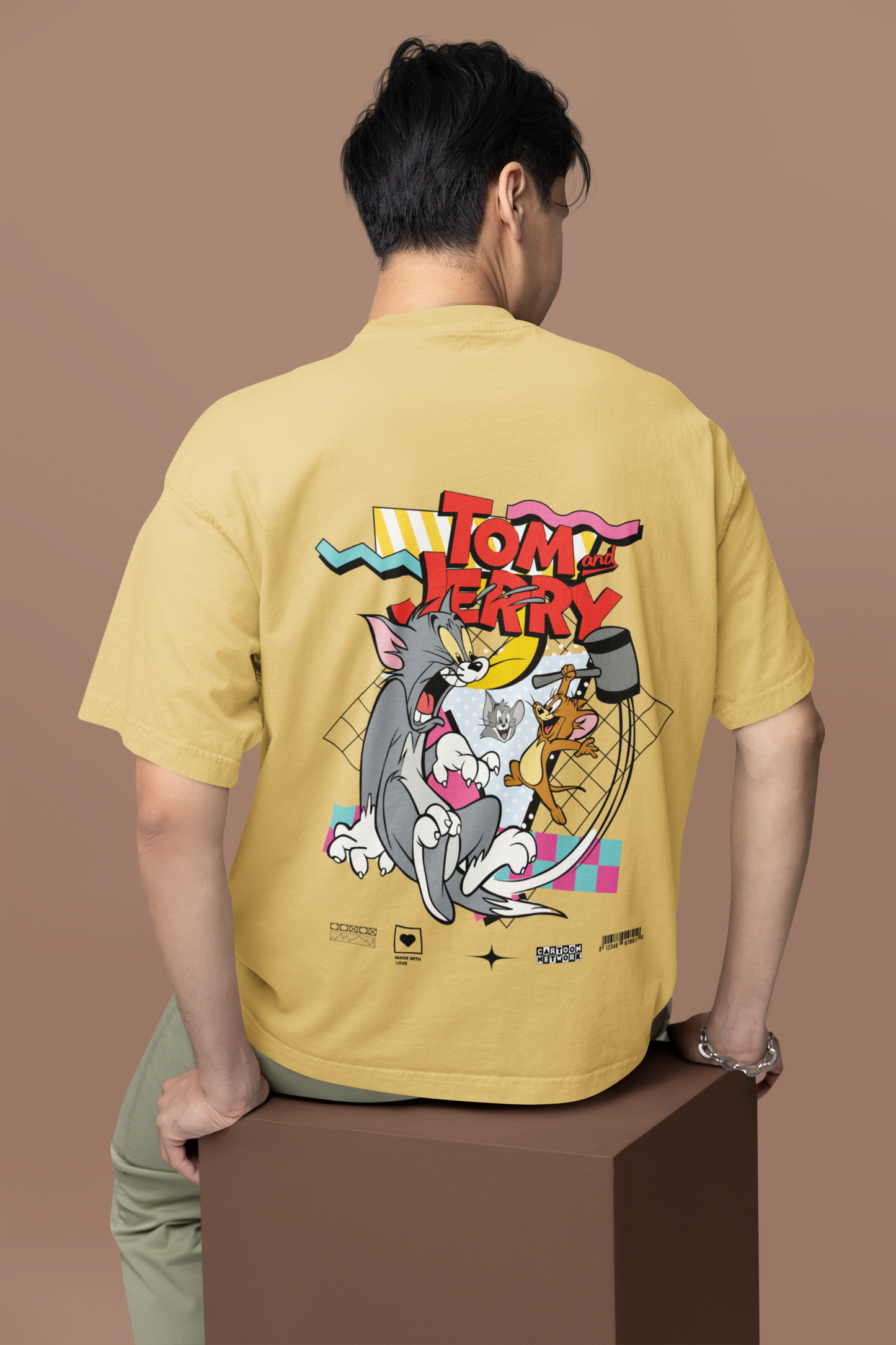 Tom and Jerry – Official Cartoon Network Elite Unisex Oversized Tee