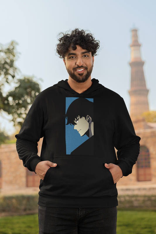 Unisex Loose Fit Solo Leveling (Sung Jin-Woo) Black Hoodie