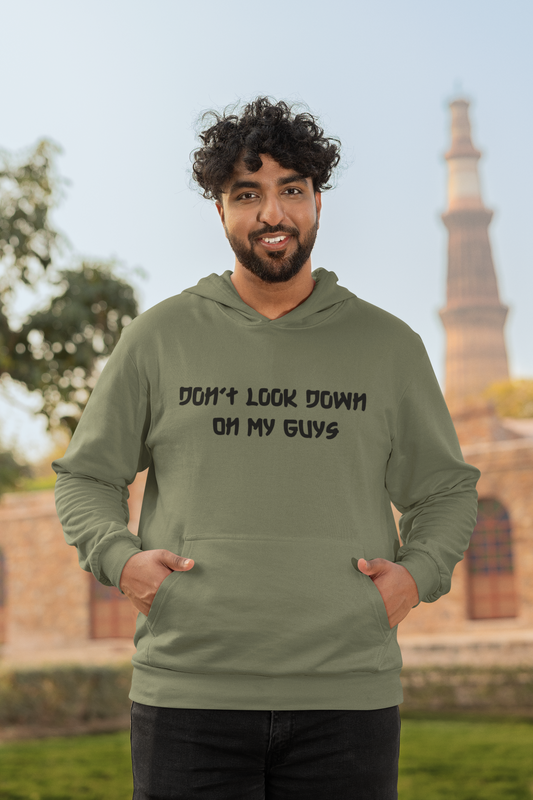 Unisex Loose Fit Solo Leveling Olive Green Hoodie