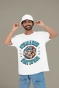 Gamer Monkey Graphic Print Unisex Black Oversized T-Shirt