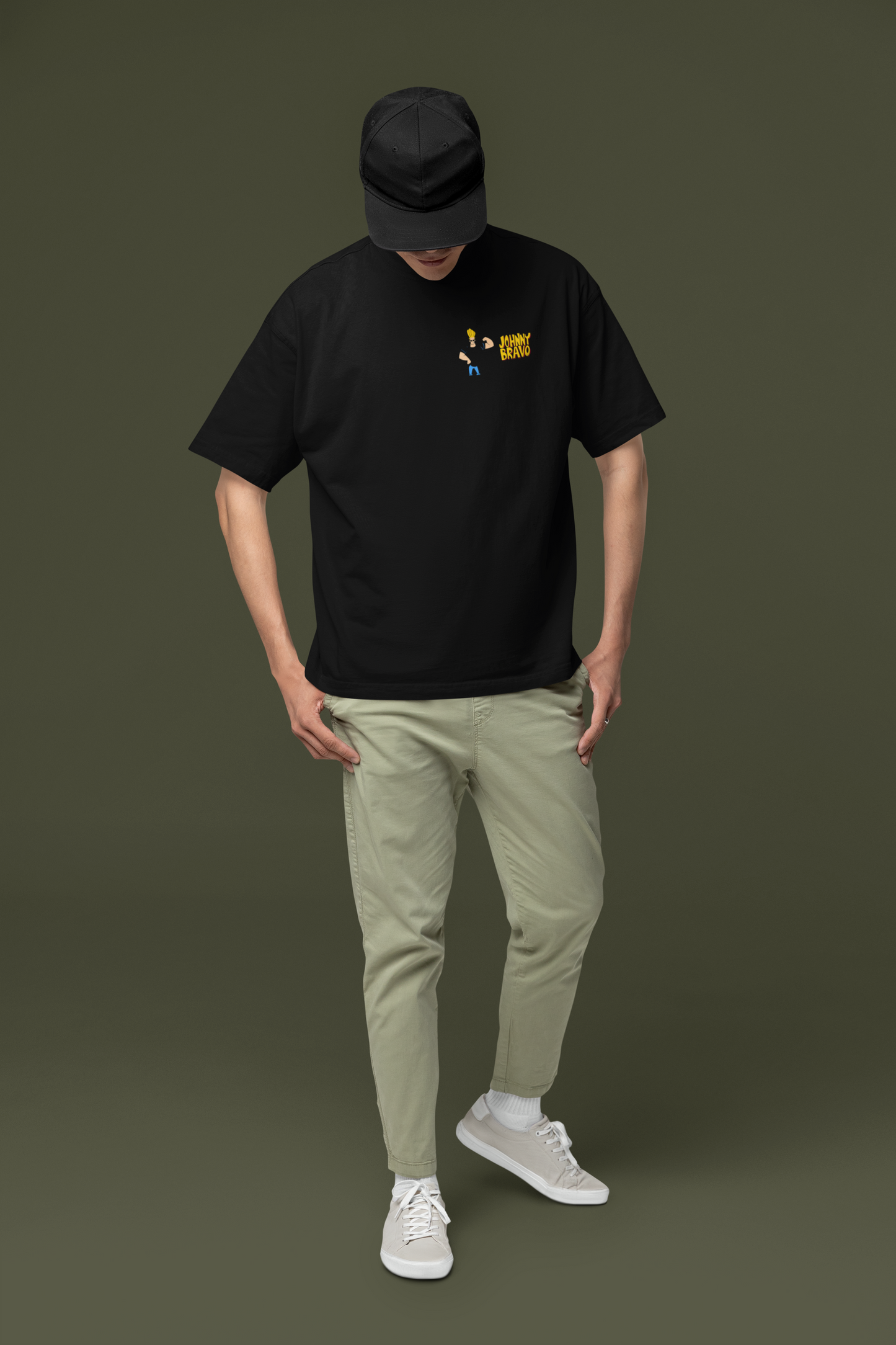 Johnny Bravo – Official Cartoon Network Elite Unisex Oversized Tee
