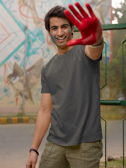 Classic Onyx Holi Unisex Regularfit T-Shirt – Comfortable & Stylish Festive Wear